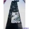Vestido Europeu e Americano Bordado Lantejoulas Posicionamento Tecido de Renda Bordada Tecido de Renda com Lantejoulas para Noivas