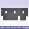 Adequado para GMC Hummer SUV 2023-2025 Material 3D para Todas as Estações Tapete de Chão TPE Tapete de Porta-Malas