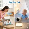 Monitor de bebé WiFi6 de alta definición de 5 pulgadas con luz nocturna y control por aplicación