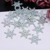 Decoración de Hielo y Nieve Brillo Tela No Tejida Copos de Nieve DIY Hecho a Mano para Niños Accesorios para el Cabello de Princesa Joyería Materiales Accesorios
