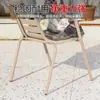 Mesa y Sillas para Balcón Mojia, Terraza de Ocio, Patio Exterior, Beber Té y Leer, Una Mesa, Dos Sillas, Mesa Redonda Pequeña, Juego de Mesa de Café de Tres Piezas