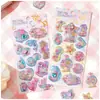 Shinele Pegatinas de Perlas 3D con Aroma para Agitar Pegatinas Educativas de Manualidades para Niños Pegatinas de Recompensa Estuche para Teléfono Regalo DIY