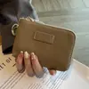 Monedero de piel de vaca para mujer, estilo europeo, americano y japonés, con cremallera, pequeño, al por mayor