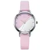 SHENGKE SHENGKE K8014 Moda Duas Cores Feminina Fashion Casual Estilo Coreano Pulseira de Água Relógio de Quartzo Redondo