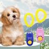 Clicker de treinamento de cães CLICKER suprimentos de treinamento de animais de estimação dispositivo de treinamento de som anel de treinamento de cães clicker de cachorro de som
