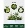 Caja de flores decoración flores y plantas arreglo floral producto terminado adorno de planta verde venta de restaurante oficina mampara canaleta de flores paisajismo biónico
