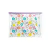 Bolsa de Almacenamiento Transparente de PVC Personalizada con Lentejuelas y Cremallera, Estuche de Lápices de Dibujos Animados, Neceser, Bolsa de Regalo Impermeable para Viaje