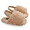 0-1 sandalias de zapato de bebé esponjoso casual suela suave zapatos para niños pequeños primavera y verano cinturón elástico zapatos de bebé al por mayor explosivos