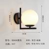 Lámpara de Pared para Celebridades de Internet LED Mesita de Noche Dormitorio Moderna Simple Creativa Sala de Estar Balcón Escaleras Pasillo Pared Lámparas Escandinavas