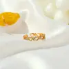 Anel de Gota d'Água Fada Arco-Íris Barbie Moda Japonesa e Coreana Feminina Zircônia Microincrustada Anel de Dedo Estrela Bamang Presente para Namorada
