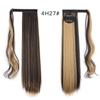 Peruca Cavalinha Velcro Cabelo Longo das Mulheres Tranças Tranças Wrap Peruca Cabelo Liso Cabelo Cacheado Cavalinha Rabo de Cavalo