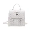 Bolsa de Ombro Dupla para Deslocamento Simples Feminina 2026 Verão Nova Leve na Moda Mochila Pequena Personalidade Estilosa Mochila de Costas Estrela