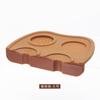 Tapete de Canto para Tamper de Café Almofada de Silicone Antiderrapante para Máquina de Café Balcão de Bar Tapete para Tamper com Design Antiderrapante