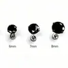 Brincos Redondos com Zircônias de Quatro Garras para Mulheres, Simples e Sofisticados, Luxo Leve, Design de Nicho, Mini Joia de Orelha com Diamante Único