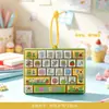 Colgante de teclado de 26 teclas de dibujos animados, llavero creativo, decoración para mochila, juguete antiestrés para niños y amigos, pequeño regalo al por mayor