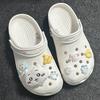 Accesorios para Zapatos Crocs Transfronterizos Primavera y Verano 2025 Nuevos Accesorios DIY Zapatos Estrella de Queso Relleno Flor Decoración Hebilla para Zapatos DIY