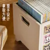 Estante para Guardar Mochilas Escolares, Carrinho Pequeno, Estante Móvel para Guardar Livros Debaixo da Mesa, Grande Capacidade, Estrutura Dobrável para Livros com Rodas para Uso Doméstico