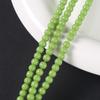 Cuentas Redondas de Vidrio de 4 mm Color Natural Imitación Jade Cuentas Sueltas DIY Hechas a Mano Cuentas de Arroz Collar Pulsera Cuentas Accesorios de Joyería Lote