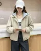 Primavera 2026 Nuevo Estilo Chaqueta Casual Falsa de Dos Piezas Versátil Adelgazante Versión Coreana Top Corto de Moda con Retazos Ropa de Mujer de Moda