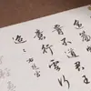 Livro de Prática de Caligrafia para Iniciantes: Dez Versos do Palácio em Escrita Cursiva pelo Calígrafo da Dinastia Qing Liang Shizheng, Usando Papel de Arroz e Pincel Macio para Copiar