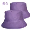 Chapéu de Pescador de Algodão Bordado com Logo Personalizado para Homens, Chapéu de Sol para Uso Externo Cor Sólida Proteção Solar para Caminhada para Mulheres, Chapéu de Pescador Reversível