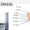 Porta Tarjetas Rígido para Tarjetas de Juego Panini Baloncesto Fútbol Estrella Cubierta Protectora Clip de Material 35 55 75 180Pt Clip