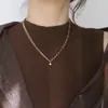 Collar de Bolitas Doradas Pequeñas al por Mayor Transfronterizo Europeo y Americano para Mujer 2023 Nuevo Estilo de Moda Oro de 18K Celebridad de Internet Sensación de Alta Gama