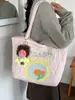 Bolsa Transversal Desenho Animado Fofa Feminina 2026 Nova Outono Inverno Grande Capacidade Casual Bolsa Tote Bolsa Escolar para Estudante