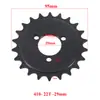 Piñón de rodillo de Sprocket 410 al por mayor para motocicleta mini pequeña de 49CC, plato de cadena de piñón pequeño para bicicleta
