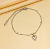 [acero de titanio de cuerpo entero] collar de amor simple de lujo ligero transfronterizo no se decolora impermeable pulsera para mujer temperamento versátil