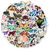 50 Borboletas Mariposas Retro Realistas Estética Criativa Adesivos Graffiti Capa de Celular Material de Caderno Autoadesivo Impermeável