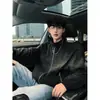 Chaqueta de Cuero Estilo Americano para Hombre, Nueva Temporada Primavera y Otoño 2026, Vintage Fresca de Motociclista, Chaqueta de Piel Sintética PU Moderna