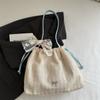 Bolsa de Playa de Paja Fresca Nueva de Verano 2025 Popular Nueva de Moda Sencilla Gran Capacidad Bolso de Mano Hombro Tote