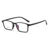 Nuevos lentes cuadrados de montura grande, montura para gafas para miopía, estilo coreano, montura completa, montura para gafas de hombre, patilla de gafas bicolor personalizada, gafas lisas