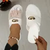 2025 Nuevos Zapatos Mary Jane de Malla Transpirable Punta Abierta Punta Abierta Planos de Malla Transpirable Zapatos de Red Medias Zapatillas de Casa de Punta Abierta Listos para la Venta