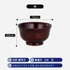Tigela de madeira feita à mão para uso doméstico, para crianças comerem, tigela de madeira maciça, sobremesa, salada, frutas, tigela grande, tigela para sopa e macarrão, talheres de madeira