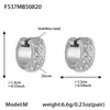 Aretes Circulares de Rueda de la Fortuna con Diamantes Completos, Patrón Simple de Rombo con Diamantes, Estilo de Nicho, Tú Eres los Aretes y Lote de Aretes