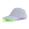 Sombrero luminoso LED sombrero casual para el sol parasol sombrero de Navidad luminoso de fibra óptica Halloween regalo fabricantes al por mayor