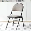 Banqueta Simples Cadeira com Encosto Cadeira de Computador Cadeira de Conferência Cadeira de Treinamento Cadeira de Escritório Portátil Quarto Casa Cadeira Dobrável