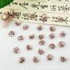 Maillard Bow Accesorios para Uñas Material Bolsa Resina Luminosa Rosa Accesorios para Uñas Arte de Uñas Aretes Franceses