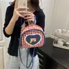 Mochila Nueva de Verano 2025 para Mujer, Bolso Cruzado de Nicho Estilo Ins, Bolso de Mano de Bloques de Color de Moda