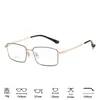 Nuevo Marco de Titanio para Gafas de Miopía Poligonales, Estable y Adecuado para Viajar al Trabajo, Lentes Planos con Protección contra Luz Azul, Gafas Ópticas, Stock Listo de Fábrica