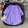 Camiseta de Manga Corta para Hombre Estilo Coreano Marca Popular ins Suelta Moderna Camiseta de Media Manga Verano Estilo Hong Kong Simple Combinable Color Sólido Ropa