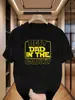 Camiseta Masculina de Malha com Manga Curta Tendência Simples com Letras Fina Meia Manga Top