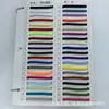 Fornecimento de fábrica corda redonda de poliéster colorida para roupas infantis touca sanitária corda para cabeça combinação de cores corda decorativa maré nacional corda para chapéu de suéter diy