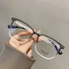 Os Novos Óculos Artefato de Maquiagem Natural Preto Armação Oversized Podem Ser Equipados com Miópicos Mulheres Adequados para Rostos Grandes e Armações de Olho São Ultraleves e Armações Grandes