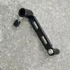 Bandeja para Cebo sobre el Puente Varilla de Extensión Caja de Pesca Accesorios para Silla de Pesca Brazo de Extensión Soporte Giratorio sobre el Puente Estante para Bandeja de Cebo de Aleación de Magnesio de Aluminio