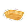 Cesta de Plástico Rectangular Engrosada y Ampliada Cesta Escurridora de Verduras y Frutas para Cocina Cesta de Almacenamiento para Brochetas Fritas de Barbacoa Filtro de Agua para Mariscos