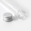 Tapa de Aluminio de 22 mm Botella de Tubo de Vidrio de Borosilicato Alto Sellado a Rosca Transparente Botella de Dulces Botella Cápsula Botellita de Medicina de Pequeña Capacidad