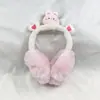 Orejeras Calientes Lindas de Invierno Calentadores de Orejas Engrosados Antihielo Nueva Protección para los Oídos Plegables de Peluche de Dibujos Animados